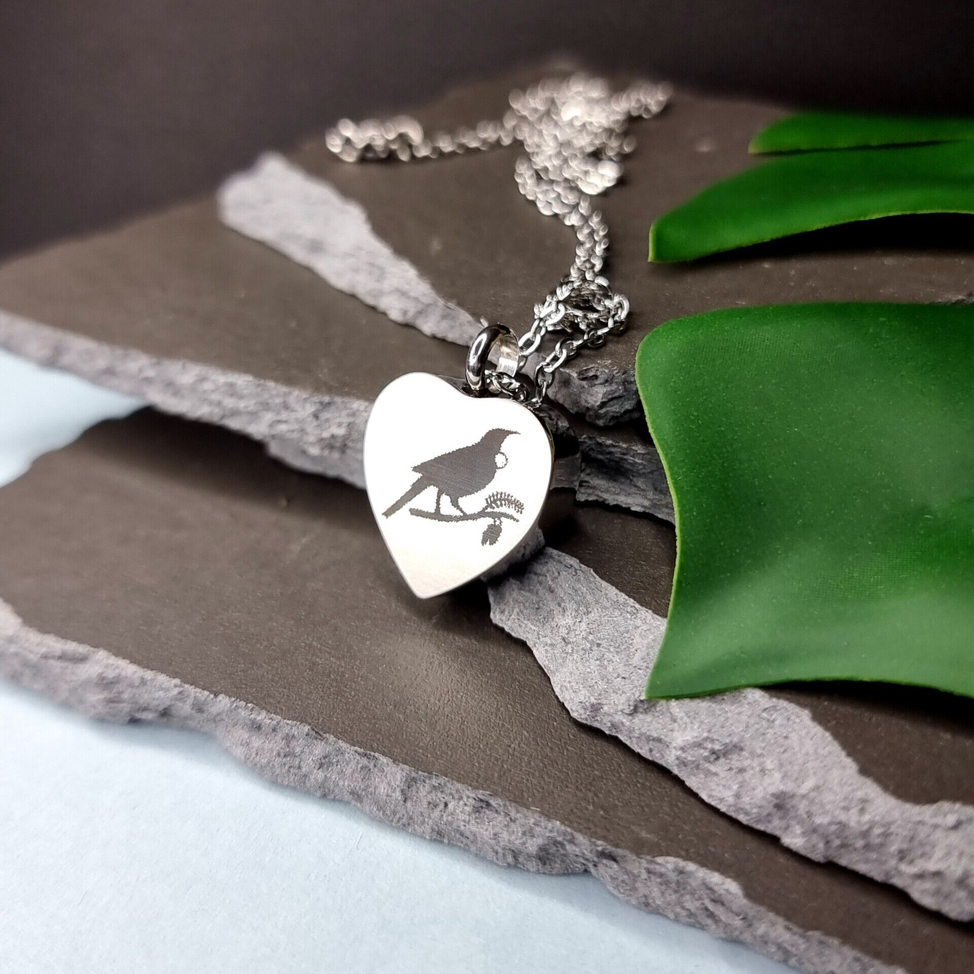 Tui Engraved Keepsake Memorial Necklace