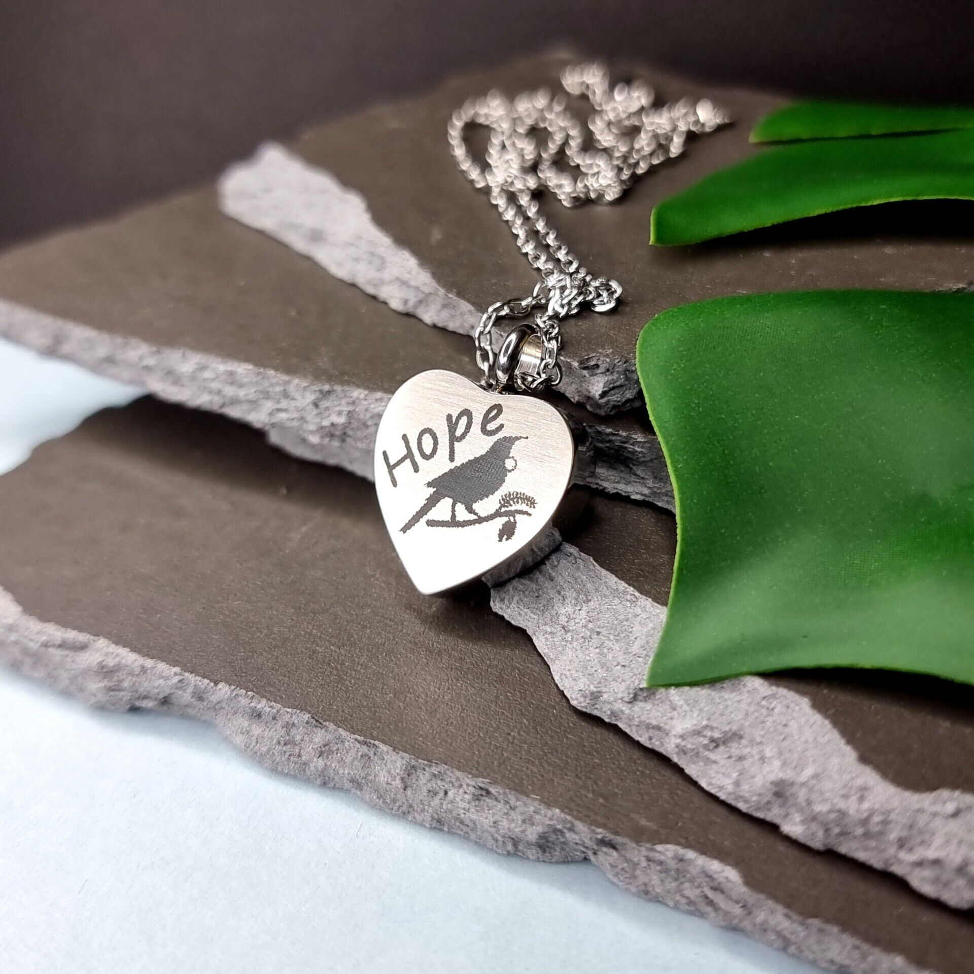 Tui Hope Engraved Keepsake Memorial Necklace